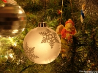 18629CrLe - Playing with our Christmas Tree decorations.JPG